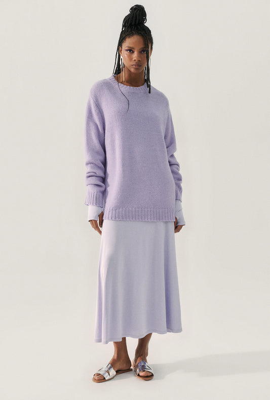 KNIT CREWNECK LAVENDER