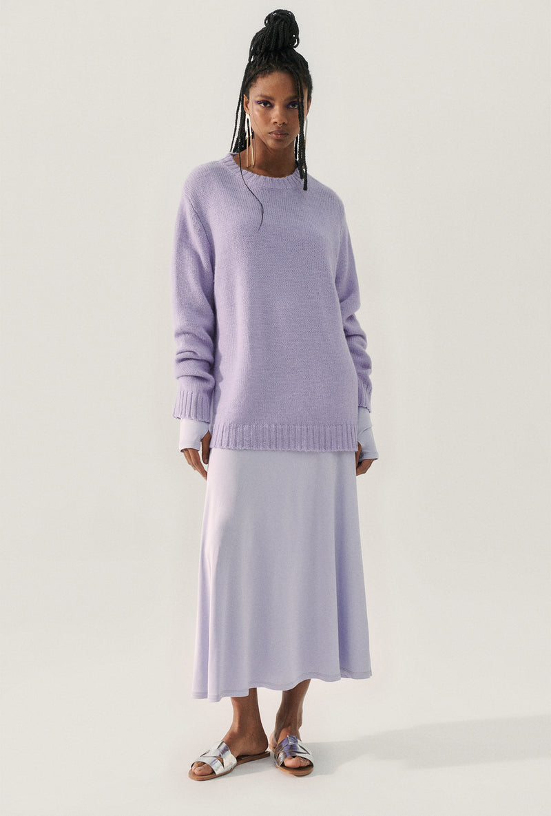 KNIT CREWNECK LAVENDER