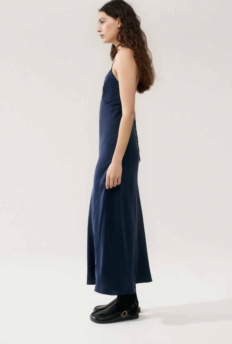 DECO ROULEAU DRESS MIDNIGHT