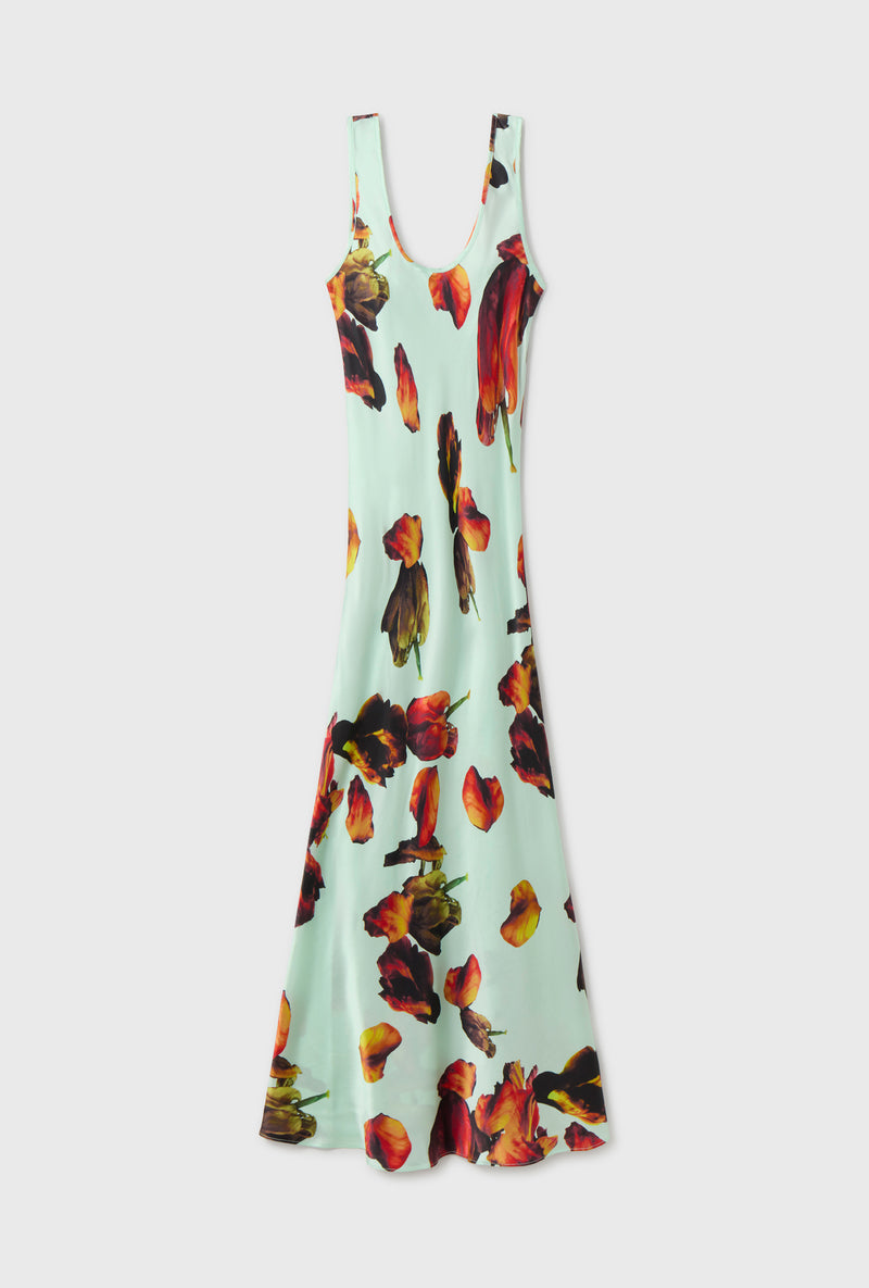 SCOOP NECK DRESS TULIPA DEW