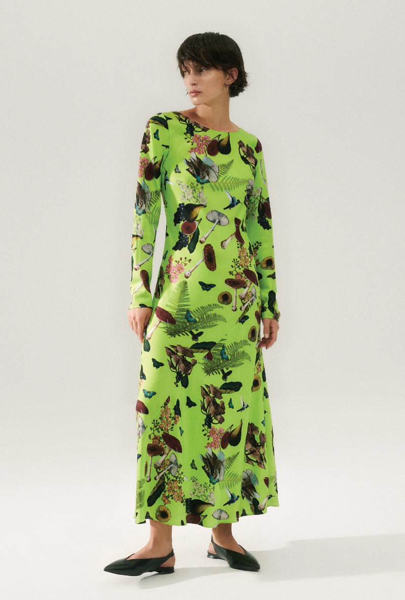 SIENNA DRESS MAGIC MUSHROOM FERN