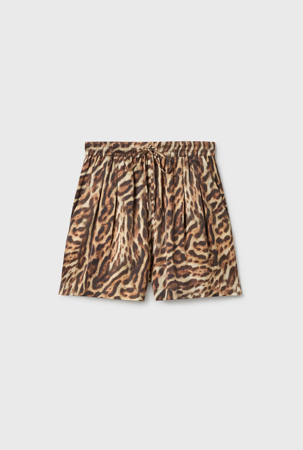 SLOUCH SHORTS LEOPARD