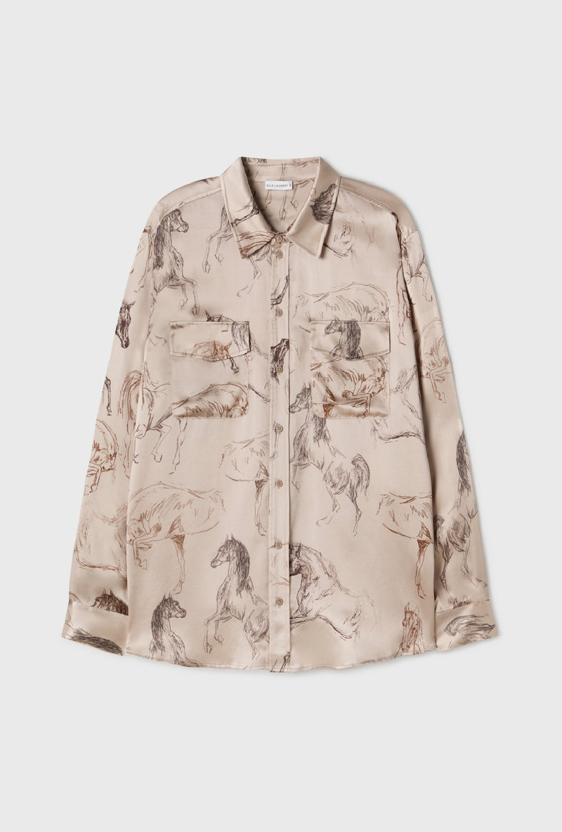 BOYFRIEND SHIRT WILD HORSES