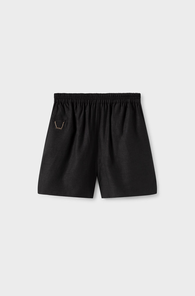 YAK BLEND 70S SHORTS BLACK