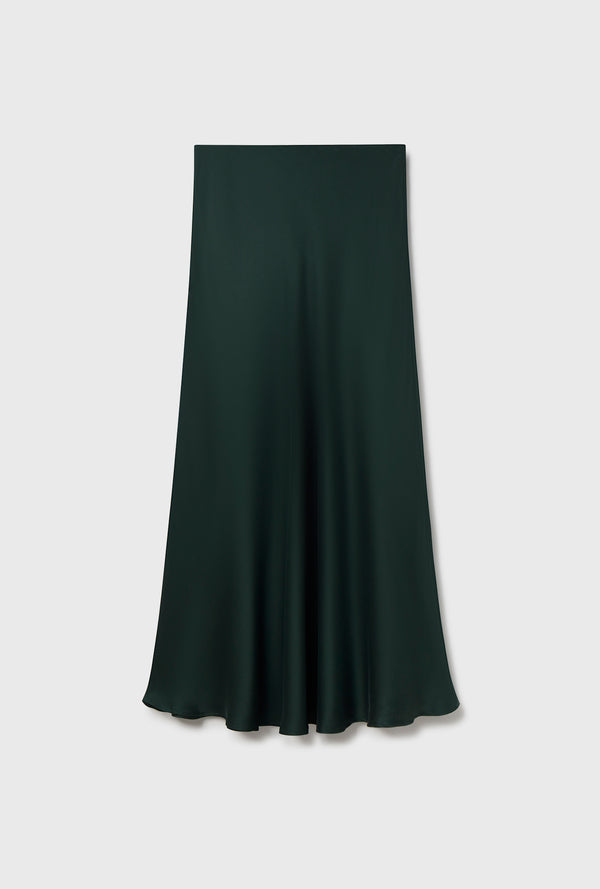 LONG BIAS CUT SKIRT SCARAB