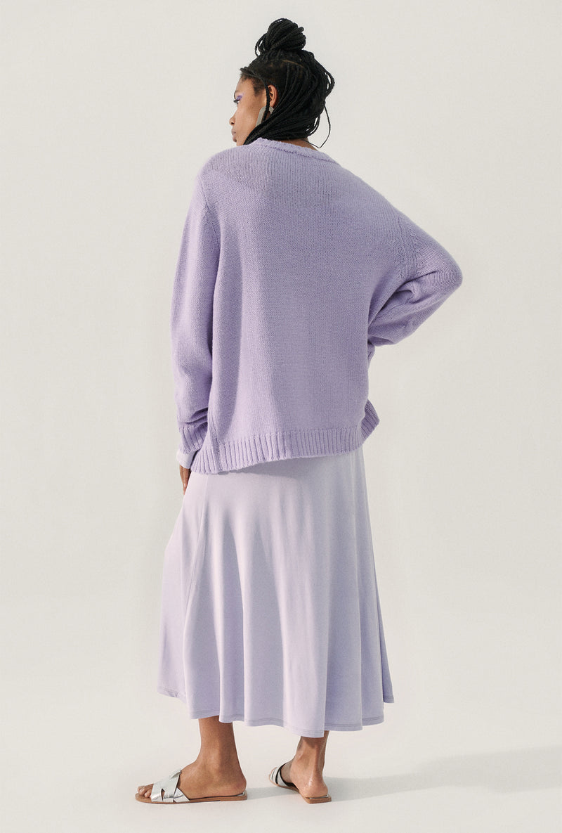 KNIT CREWNECK LAVENDER